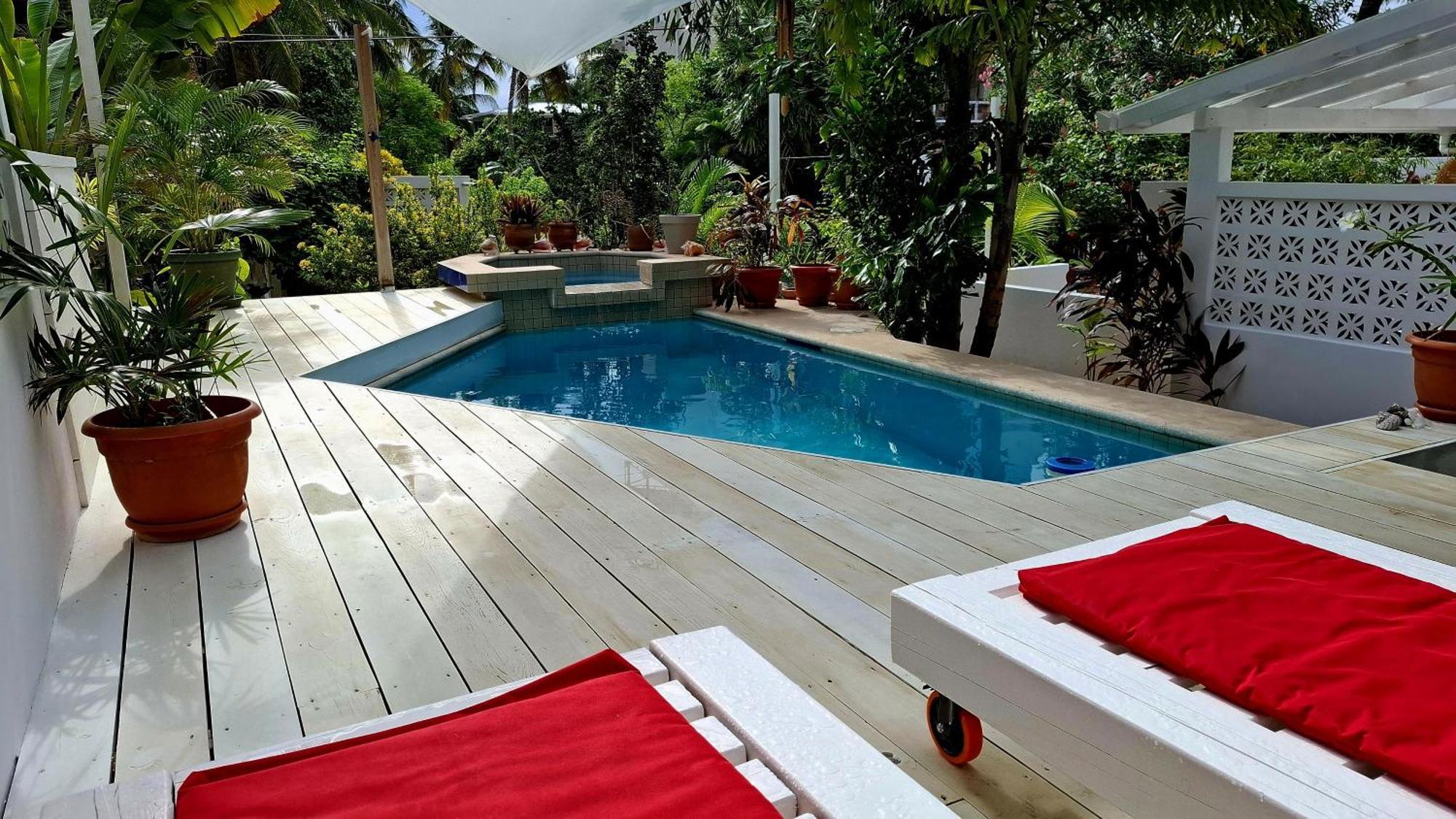 Amanda'S Place Green Studio - Pool And Tropical Garden Caye Caulker Exterior photo